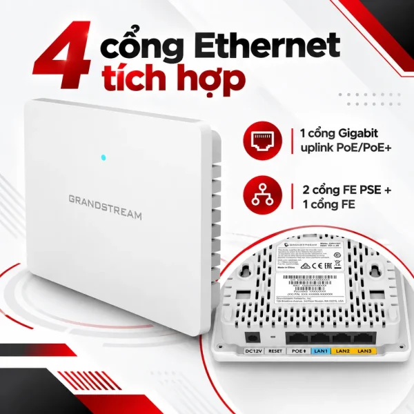 Bộ phát Wifi Grandstream GWN7602