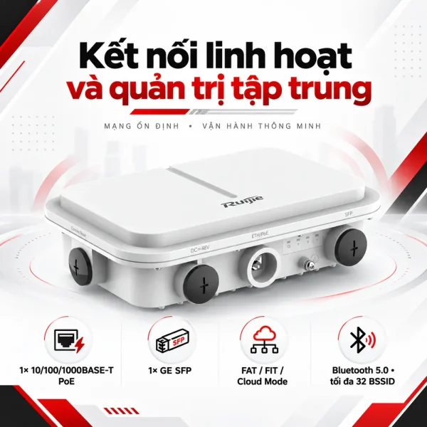 Bộ phát Wifi ngoài trời RUIJIE RG-AP680(CD)