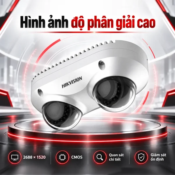 Camera 2 hướng Panovu Hikvision DS-2CD6D42G0-IS