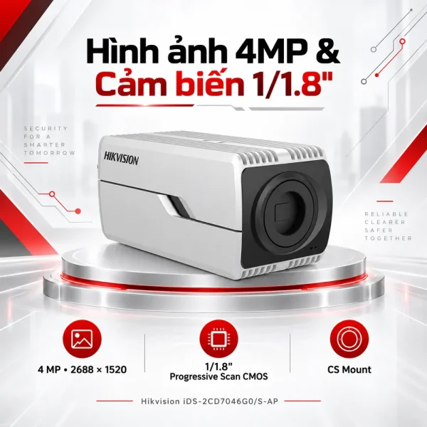 Camera 4MP DeepinView Hikvision iDS-2CD7046G0/S-AP