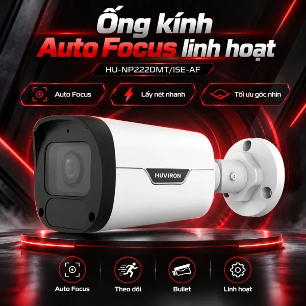 Camera BULLET hồng ngoại HUVIRON HU-NP222DMT/I5E-AF 2MP