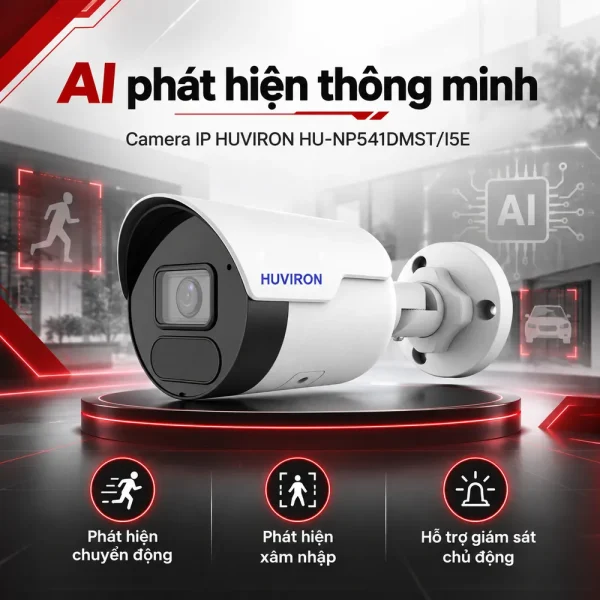 Camera BULLET hồng ngoại HUVIRON HU-NP541DMST/I5E 5MP