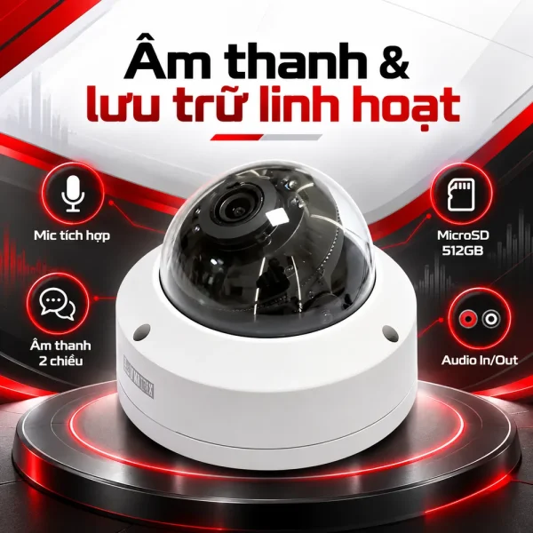 Camera Dome IR 8MP SATATYA MIDR80FL60CWP