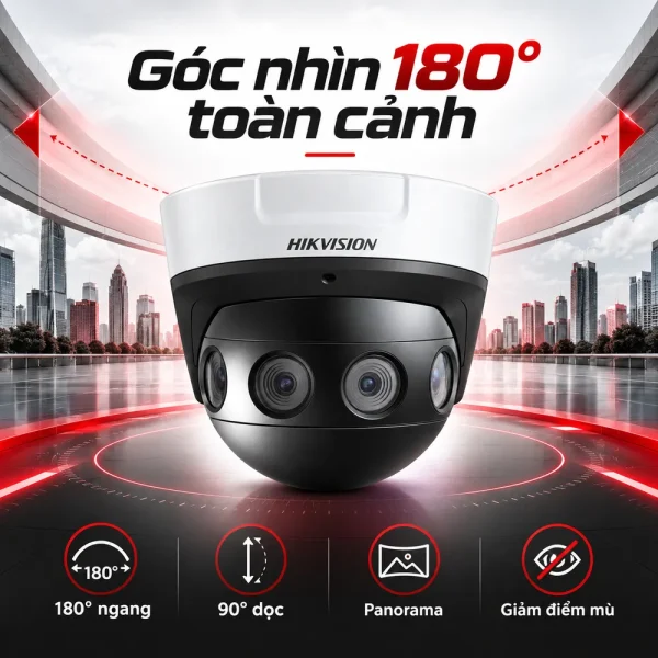 Camera Hikvision 16 MP Panovu DS-2CD6944G0-IHS(C)(2.8mm)