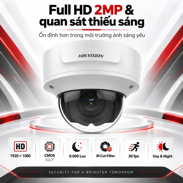 Camera Hikvision 2 MP WDR DS-2CD2721G0-I(Z)(S)
