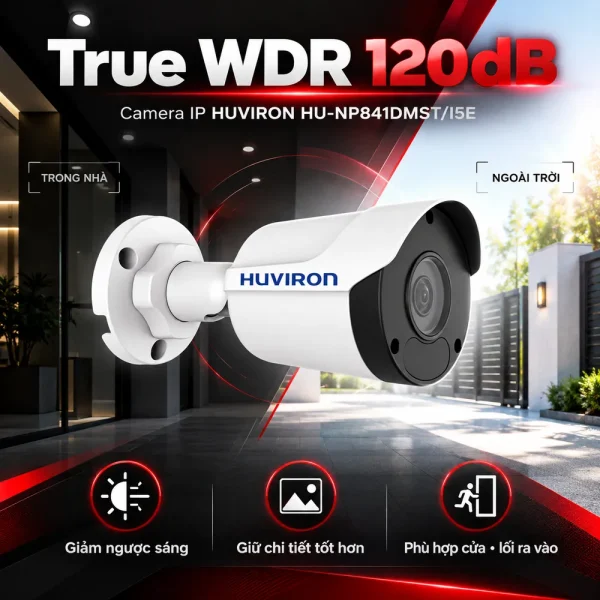 Camera hồng ngoại HUVIRON HU-NP841DMST/I5E 8MP