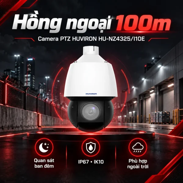 Camera hồng ngoại HUVIRON HU-NZ4325/I10E 4MP