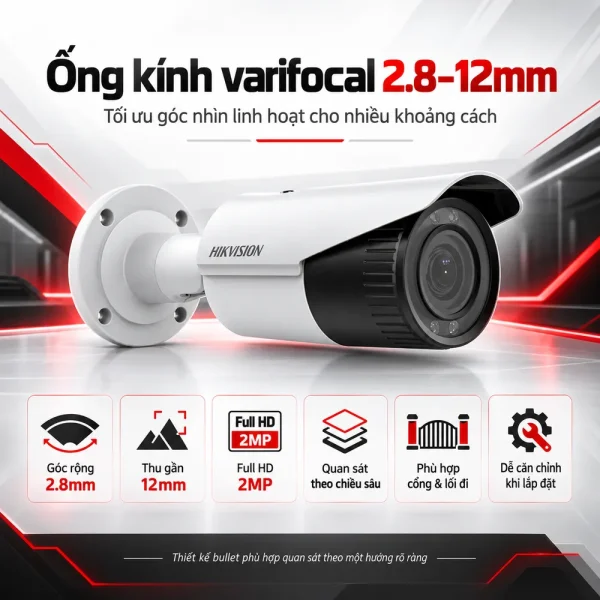 Camera IP 2MP Hikvision DS-2CD2621G0-I(Z)(S)