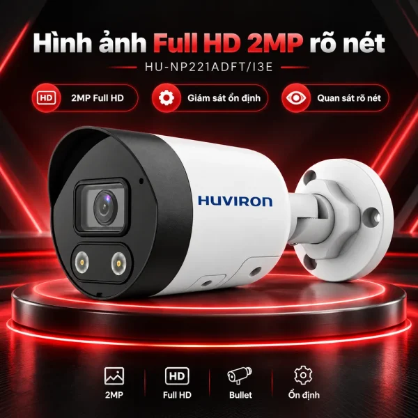 Camera IP hồng ngoại HUVIRON HU-NP221ADFT/I3E 2MP