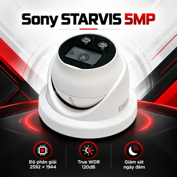Camera Turret IR Matrix 5MP SATATYA MITR50FL40CWS