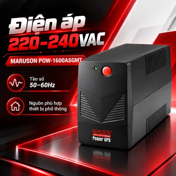 Chuyên Cung Cấp Bộ Lưu Điện UPS MARUSON POW-1600ASGMT 1600VA/900W