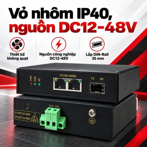 Converter Công Nghiệp Upcom IMC102G-GS