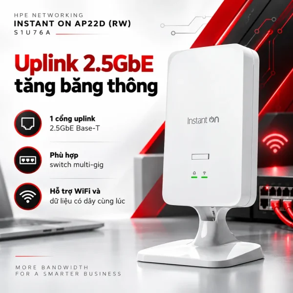 HPE Networking Aruba Instant on AP22D (RW) – S1U76A