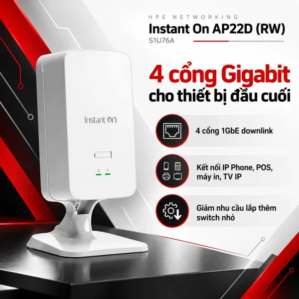 HPE Networking Aruba Instant on AP22D (RW) – S1U76A