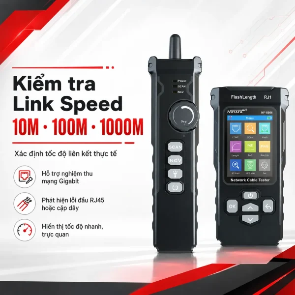 Máy Test Cáp Mạng Noyafa NF-8506