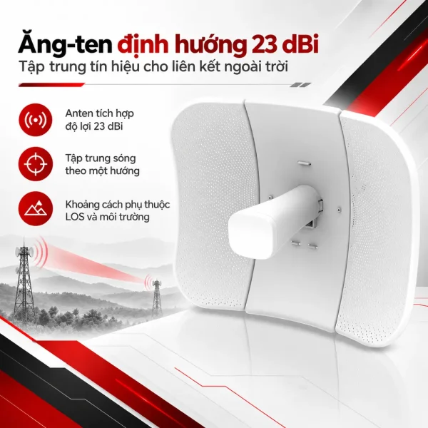 Thiết bị thu phát sóng wifi Ubiquiti LiteBeam LBE‑5AC‑Gen2