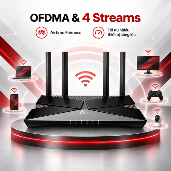 TP-Link Archer AX20 AX1800 – Router Wi-Fi 6 băng tần kép