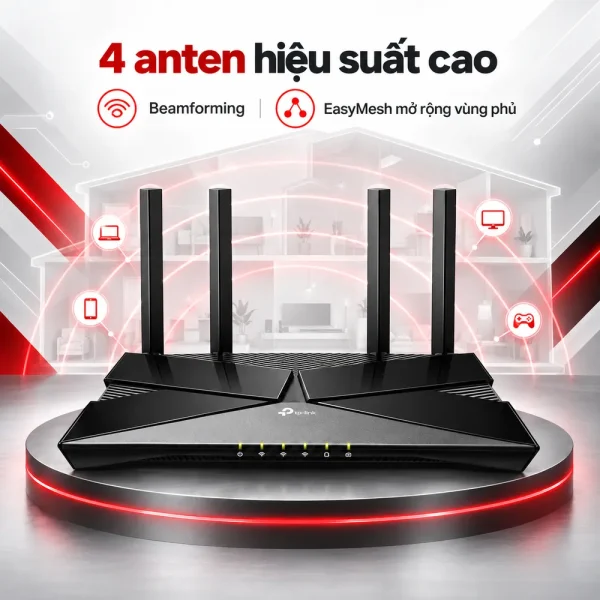TP-Link Archer AX20 AX1800 – Router Wi-Fi 6 băng tần kép