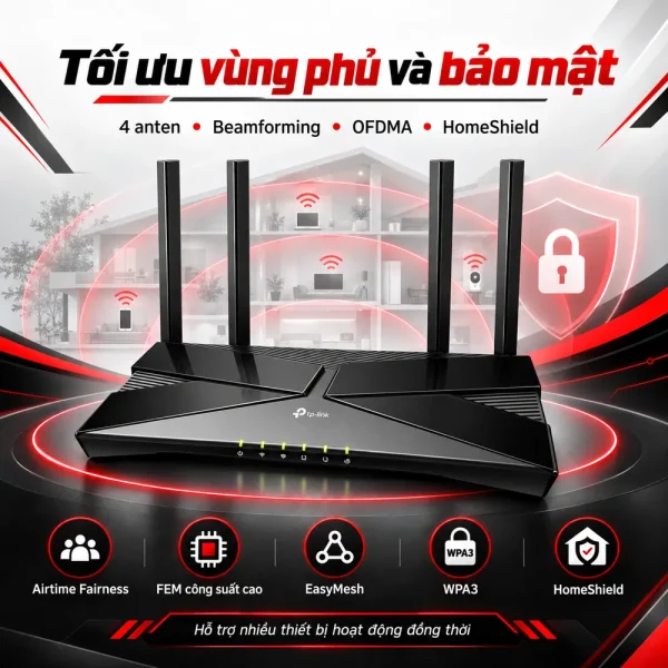 TP-Link Archer AX53 AX3000 – Router Wi-Fi 6 Gigabit Băng Tần Kép