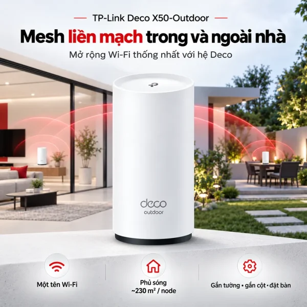 TP-Link Deco X50-Outdoor AX3000 – Mesh WiFi