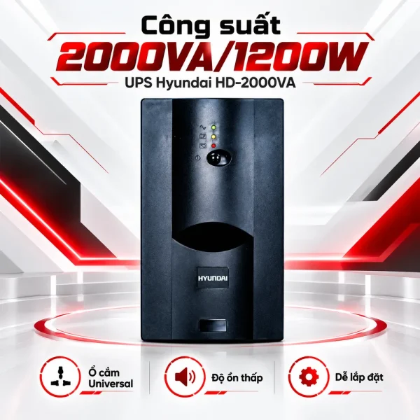 UPS Hyundai Offline 2000VA/1200W HD-2000VA