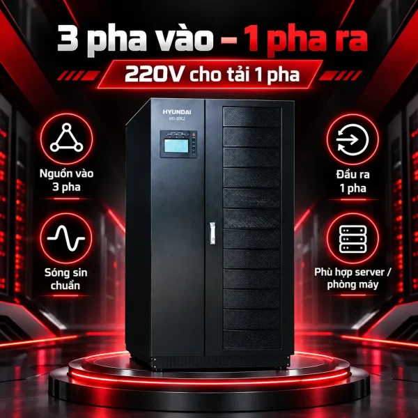 UPS Hyundai Online 10KVA/9KW HD-10K2