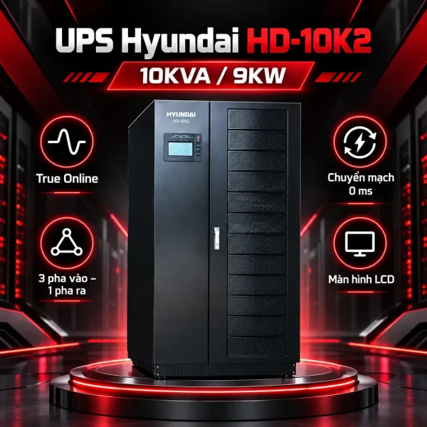 UPS Hyundai Online 10KVA/9KW HD-10K2