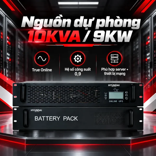 UPS Hyundai Online 10KVA/9KW HD-10KR9