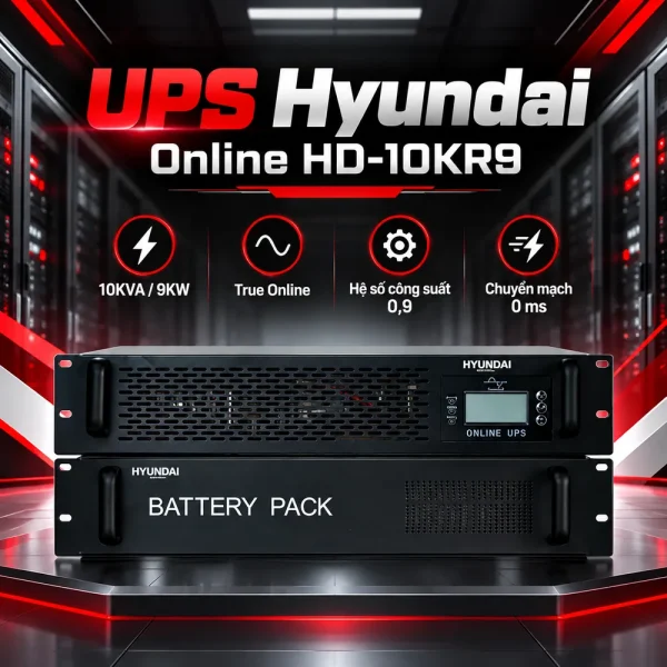 UPS Hyundai Online 10KVA/9KW HD-10KR9