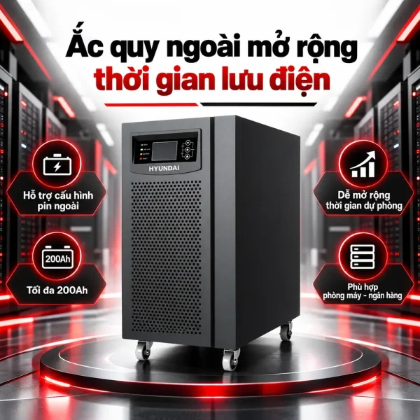UPS HyunDai Online 10KVA/9KW PN: HD-10KS