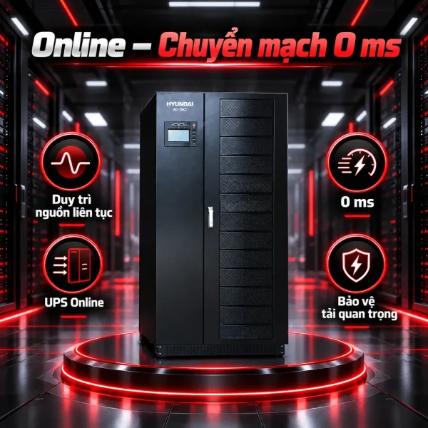 UPS HyunDai Online 15KVA/13.5KW HD-15K2