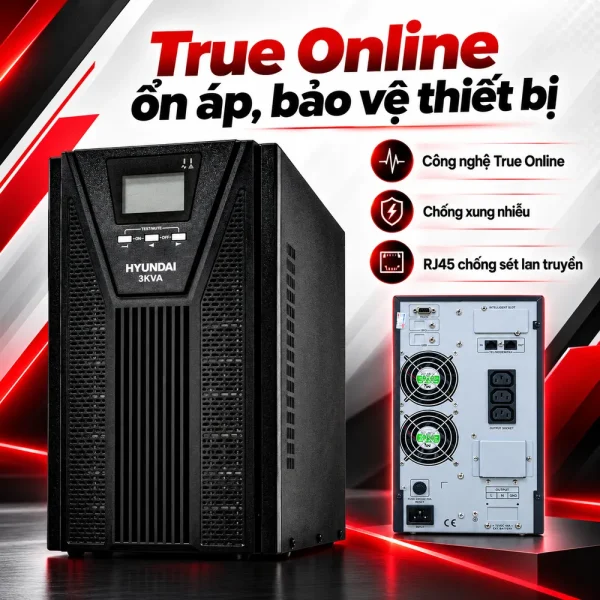 UPS HyunDai Online 3KVA/2.7KW HD-3KT9