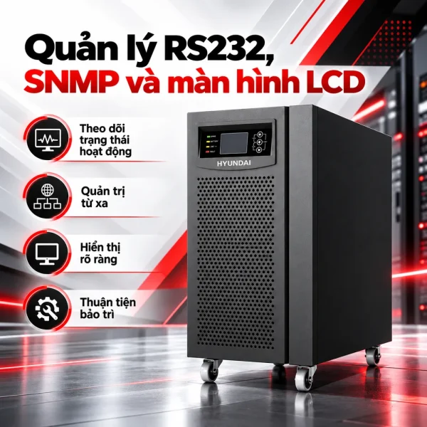 UPS HyunDai Online 5KVA/4.5KW HD-5KT9