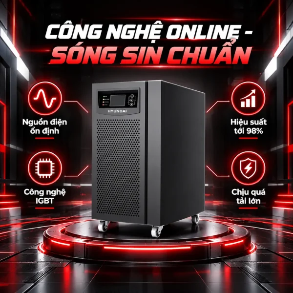 UPS HyunDai Online 6KVA/5.4KW HD-6KS