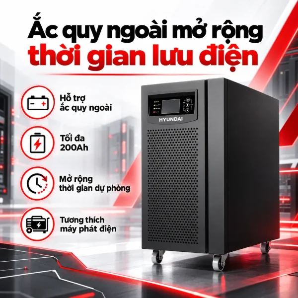 UPS HyunDai Online 6KVA/5.4KW HD-6KS