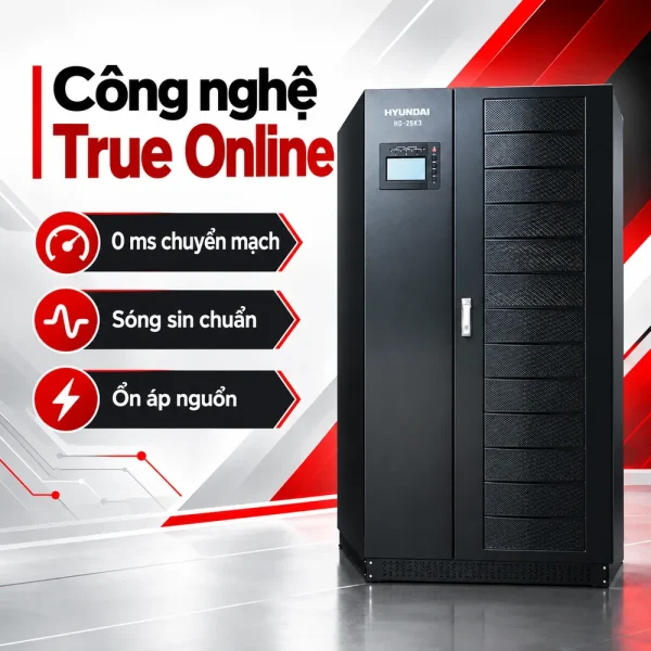 UPS Online HyunDai 25KVA/22.5KW PN: HD-25K3