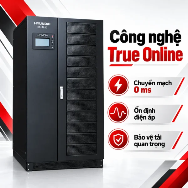 UPS Online HyunDai 40KVA/36KW HD-40K3
