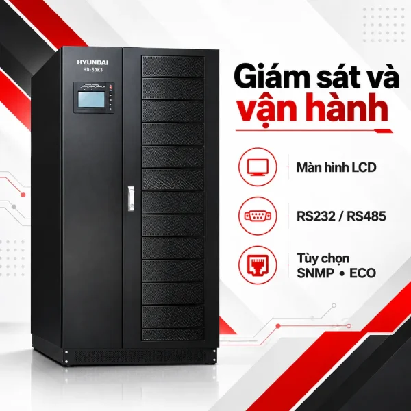 UPS Online HyunDai 50KVA/45KW HD-50K3
