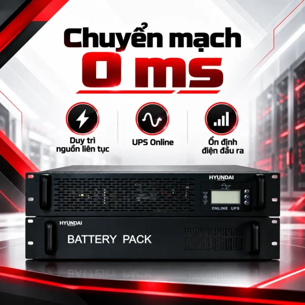 UPS Online HyunDai 6KVA/5.4KW HD-6KR9
