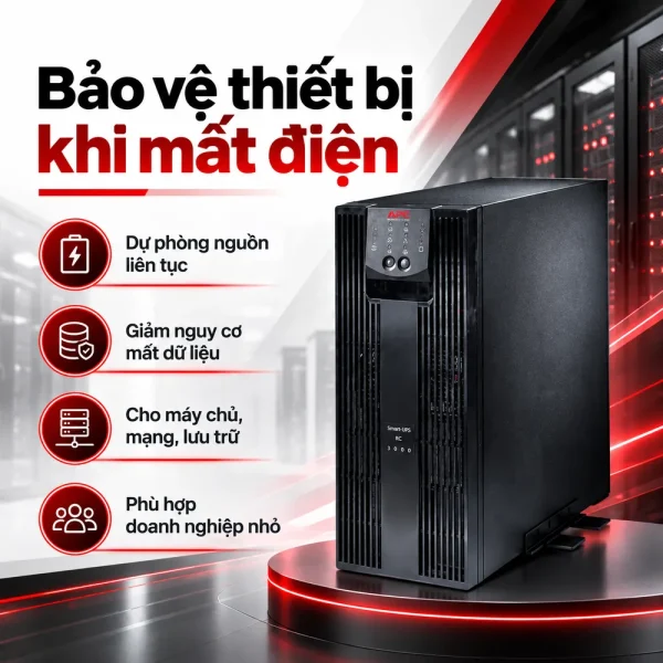 Bộ lưu điện UPS APC SRC3000XLI RC 3KVA 230V